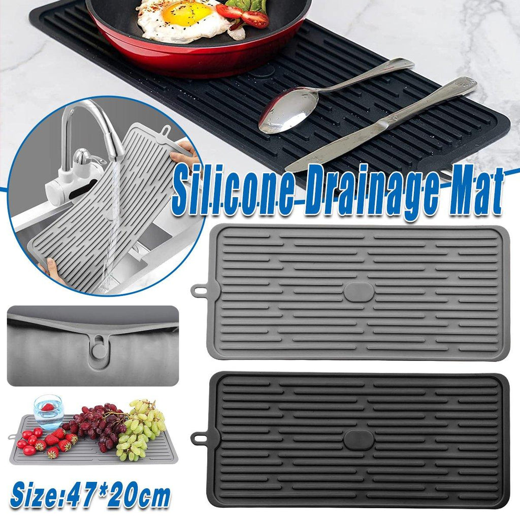 20cm Silicone Kitchen Drain Mat Two Colours | StorageOZ