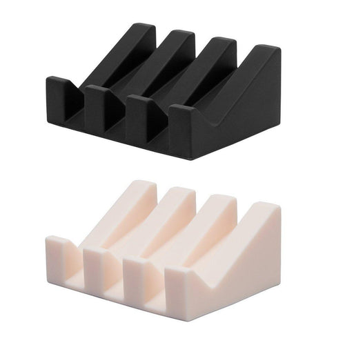 2 Pcs Silicone Soap Dish Holders Two Colours | StorageOZ