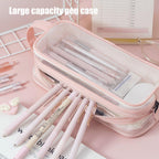 Gauze Pen Cases Two Colours Desk Organiser | StorageOZ