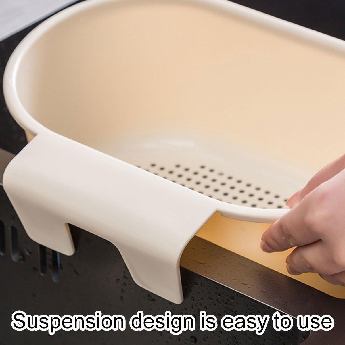 4 Pcs Sink Hanging Drain Baskets Two Colours | StorageOZ