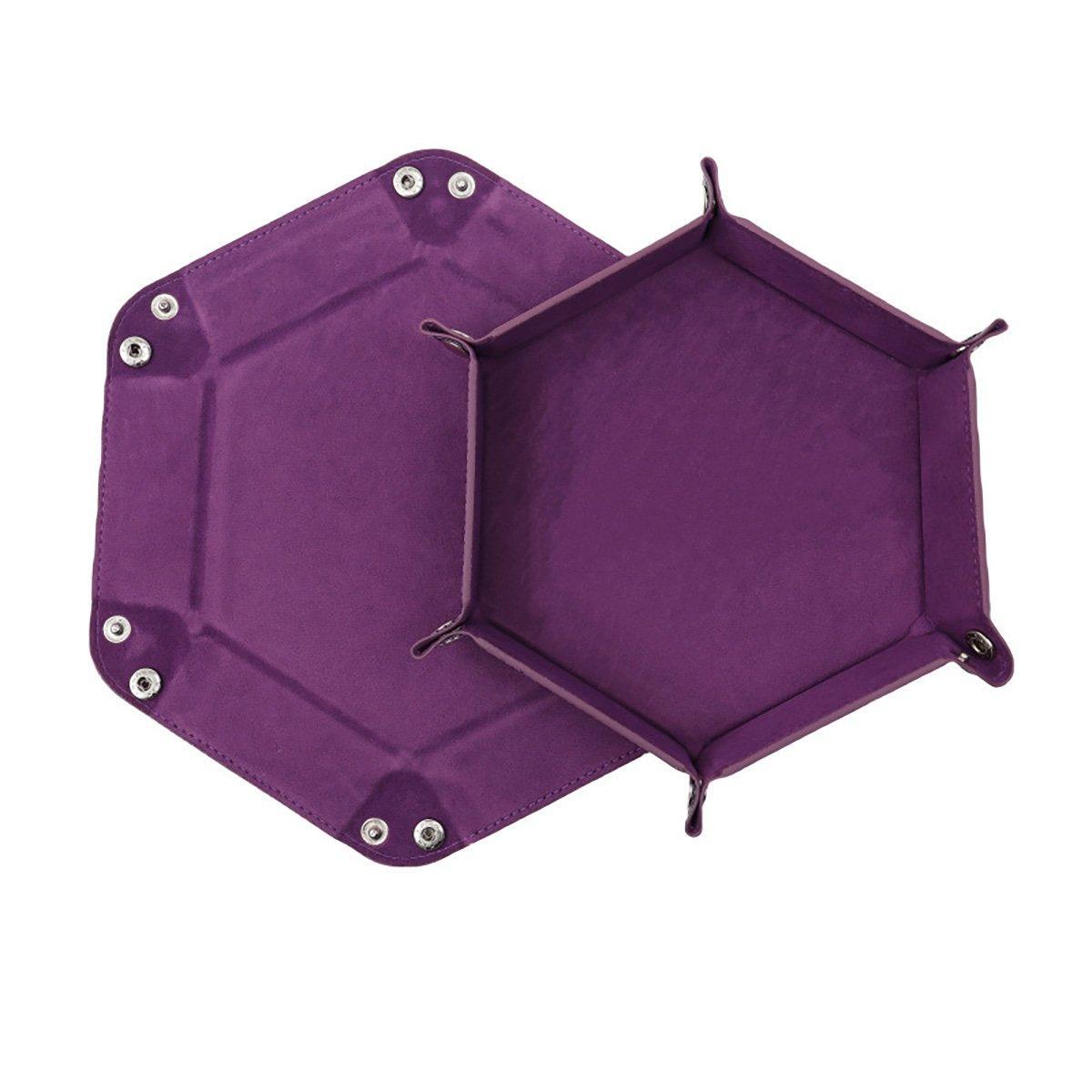 Hexagonal Velvet Folding Tray Six Colours | StorageOZ