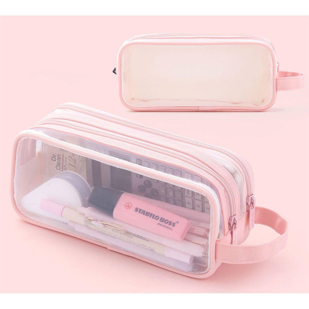 Gauze Pen Cases Two Colours Desk Organiser | StorageOZ