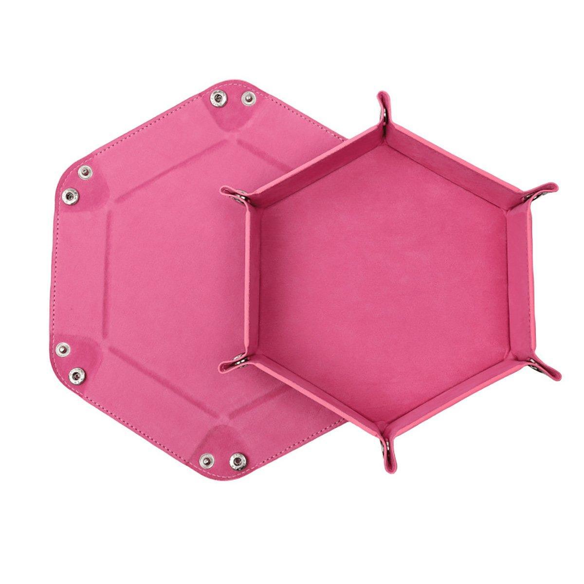 Hexagonal Velvet Folding Tray Six Colours | StorageOZ