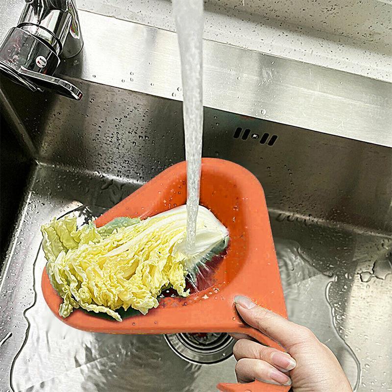 Swan Faucet Drain Basket Green or Orange | StorageOZ