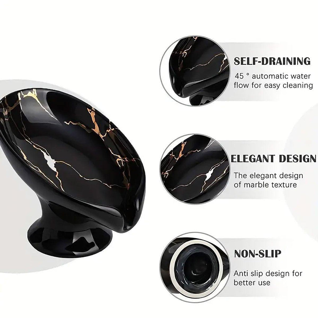 Ceramic Self Drain Soap Dish Three Colours | StorageOZ