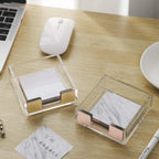 Sticky Note Desktop Box in Six Finishes Set | StorageOZ