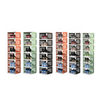 Vertical Shoe Rack 7 or 8 Tiers Three Colours | StorageOZ