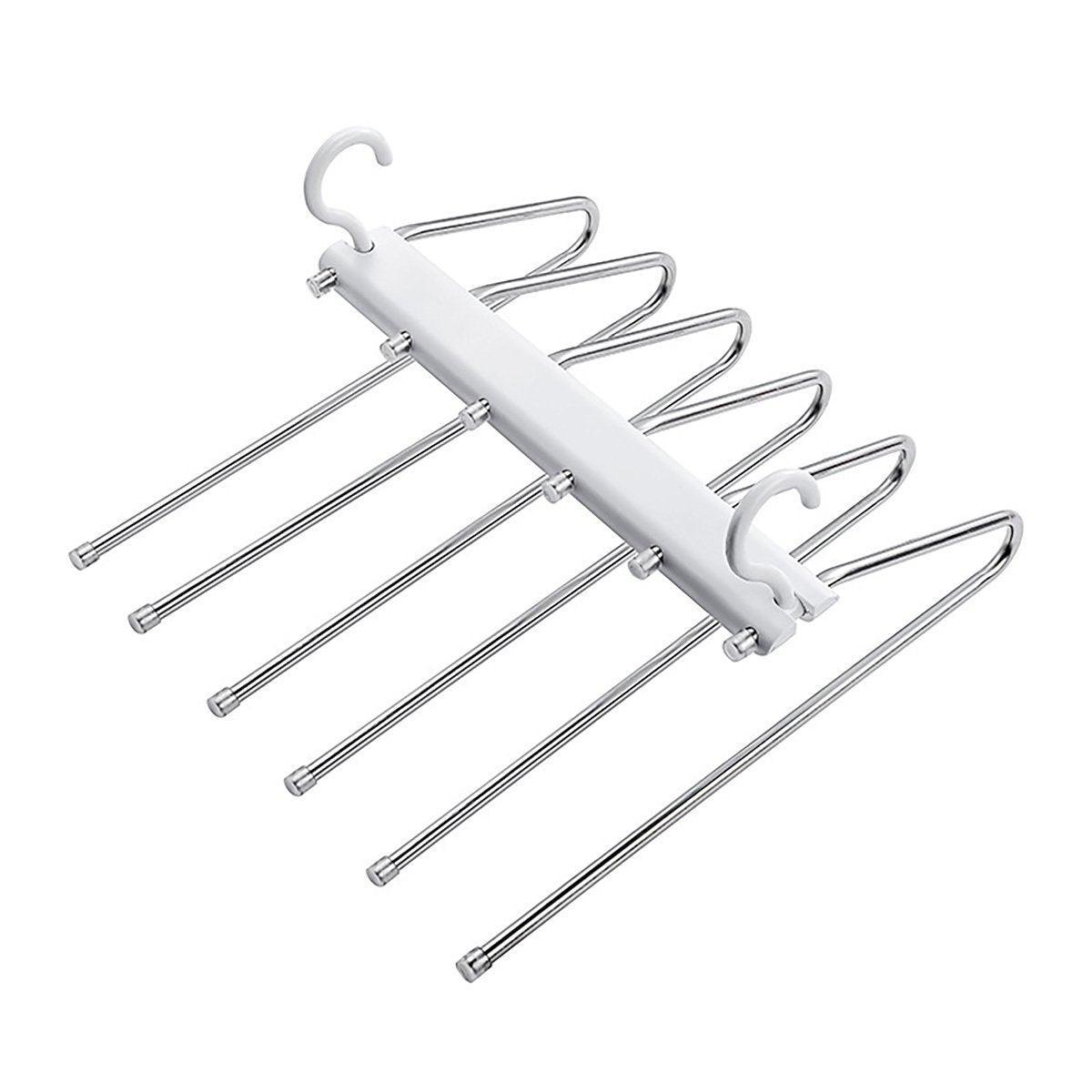 Stainless Folding Pants Rack Two Colours | StorageOZ