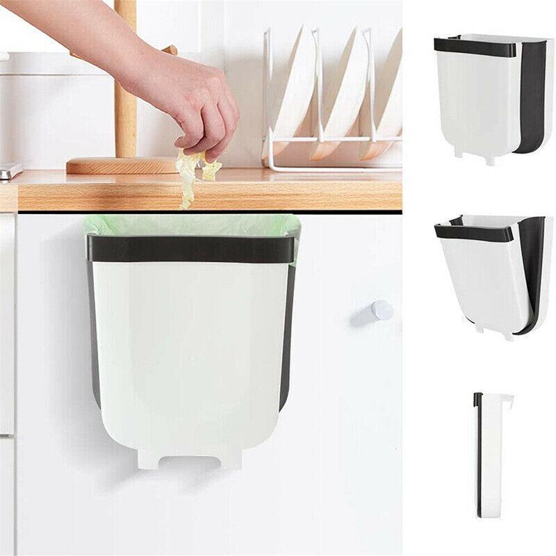 Foldable Cabinet Door Trash Bin Organiser | StorageOZ