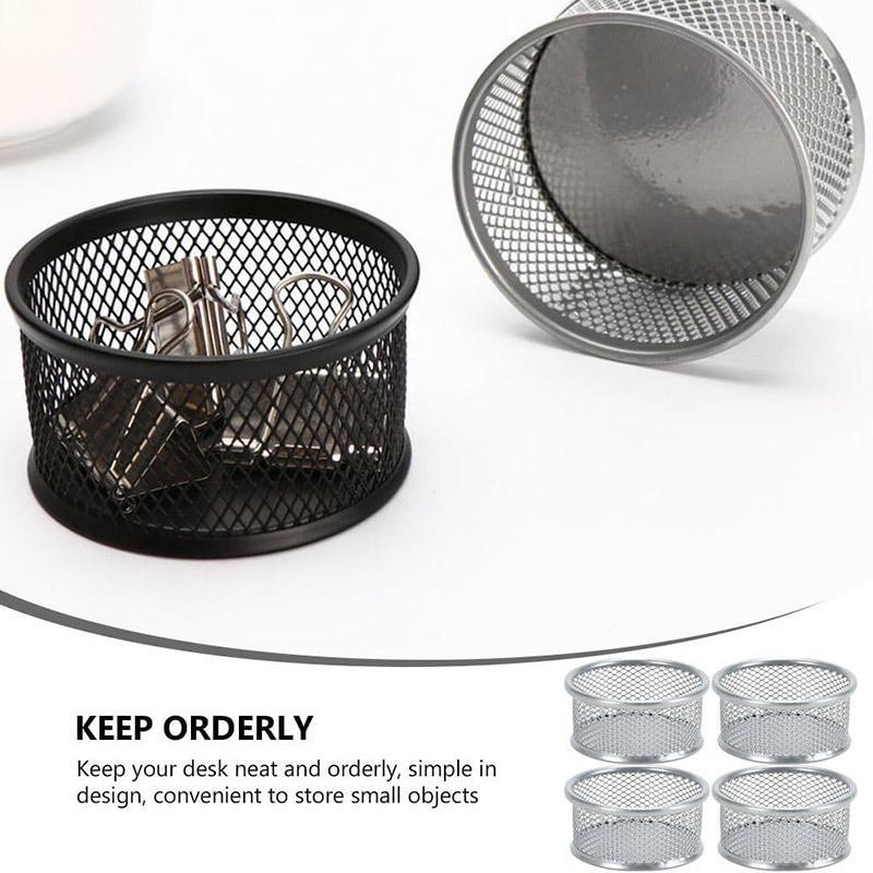 4 Pcs Metal Clip Storage Tubes Two Colours | StorageOZ