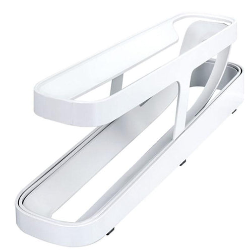2 Tier Rolling Fridge Egg Dispenser Rack | StorageOZ