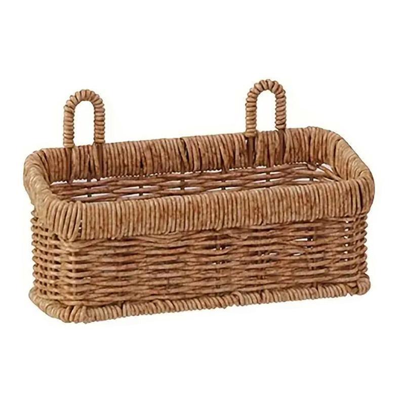 Wall Hanging Rattan Fruit Basket Two Sizes | StorageOZ