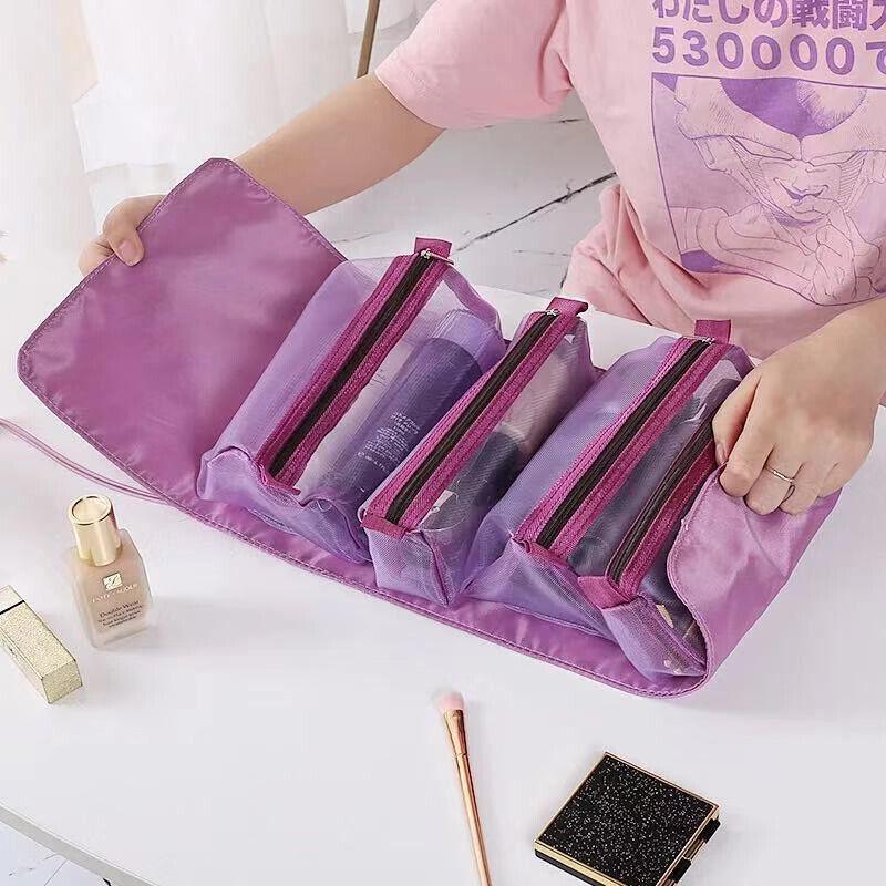 4-in-1 Mesh Travel Makeup Bag Six Colours | StorageOZ