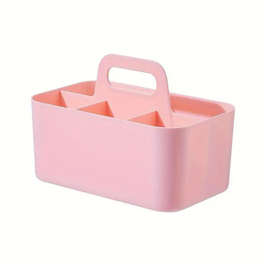 5 Compartment Desktop Box with Handle Two Colours | StorageOZ