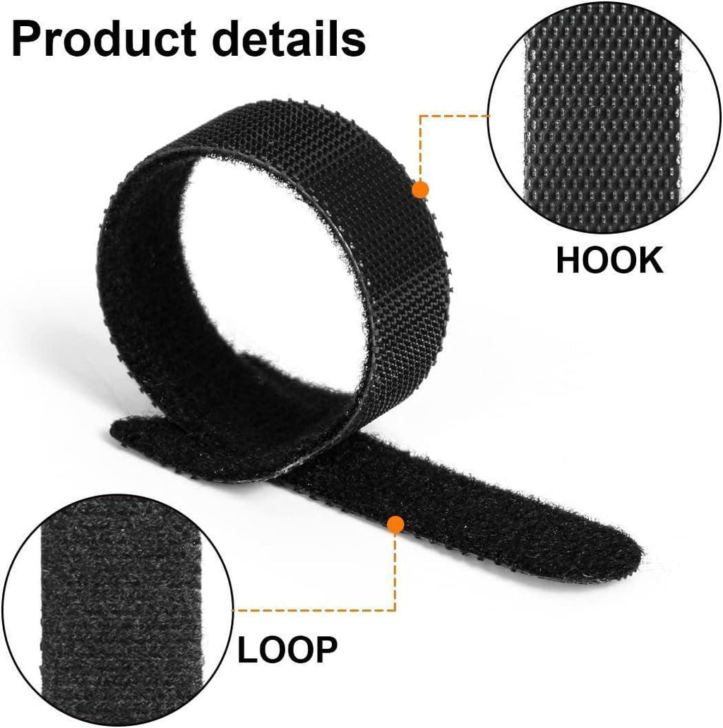 100 Pcs Reusable Cable Ties Two Colour Packs | StorageOZ