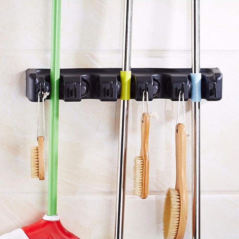 ABS Spring Clamp Mop Holder in Two Colours | StorageOZ