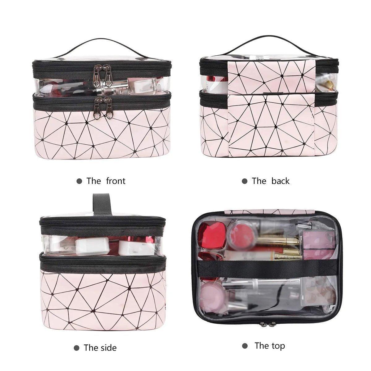 Double Layer Travel Makeup Bag Six Colours | StorageOZ