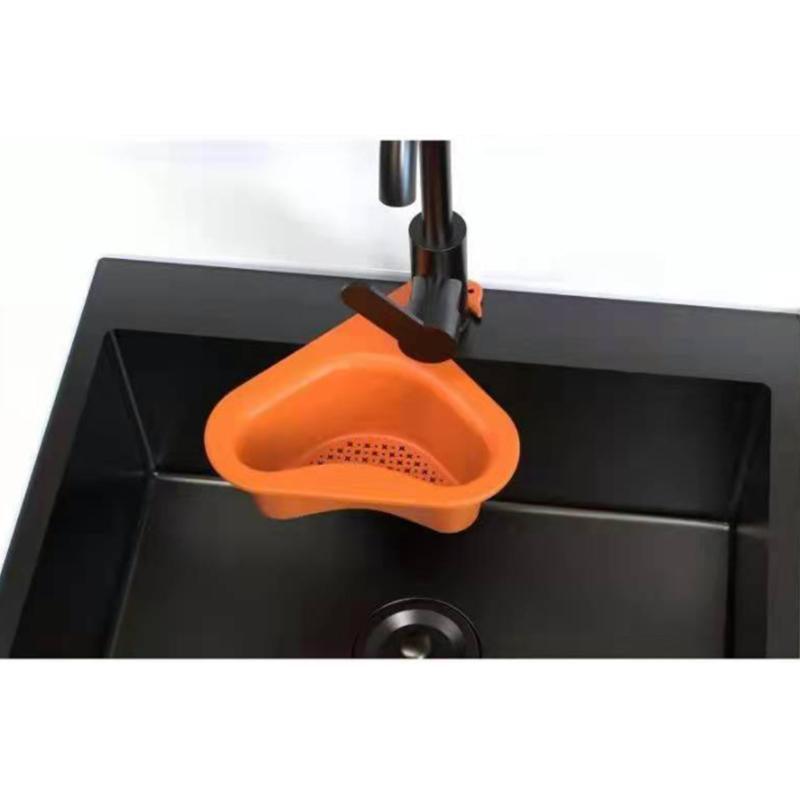 Swan Faucet Drain Basket Green or Orange | StorageOZ