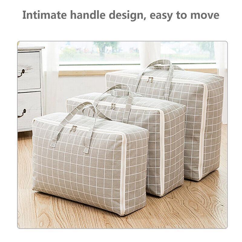 Cotton Linen Quilt Storage Bags Four Sizes | StorageOZ