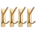 Stainless Steel Adhesive Hooks Gold or Silver | StorageOZ