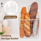 Nordic Wire Storage Basket in Two Sizes Set | StorageOZ