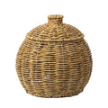 Lidded Rattan Style Basket With or Without Legs | StorageOZ