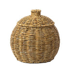 Lidded Rattan Style Basket With or Without Legs | StorageOZ