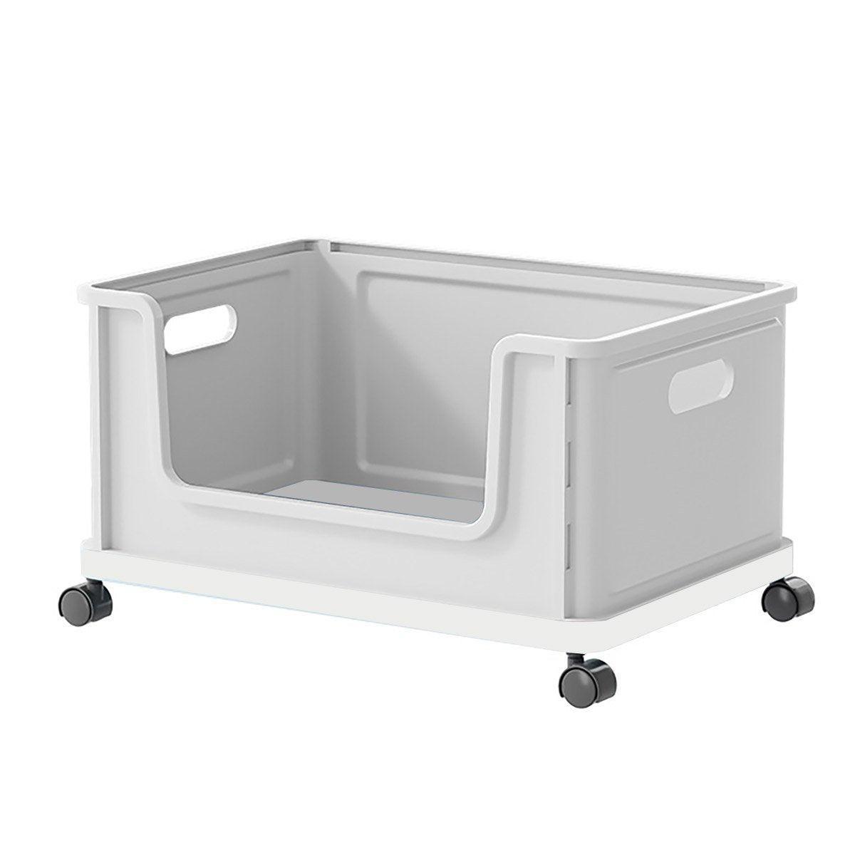 Under Desk Rolling Book Box Three Colours | StorageOZ