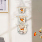 3 Layer Cotton Rope Wall Basket Two Colours | StorageOZ