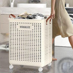Folding Ventilated Laundry Basket Hamper | StorageOZ