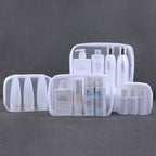 4 Pcs Clear Wash Bags Travel Organiser Set | StorageOZ