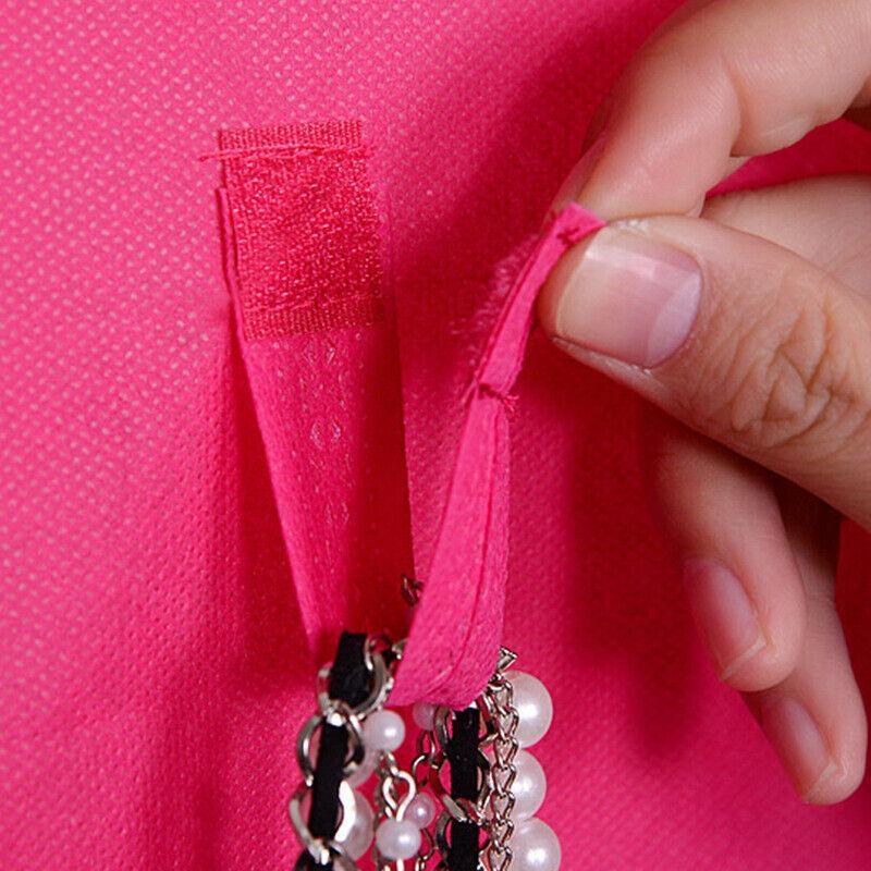 Double Sided Hanging Jewellery Organiser Bag | StorageOZ