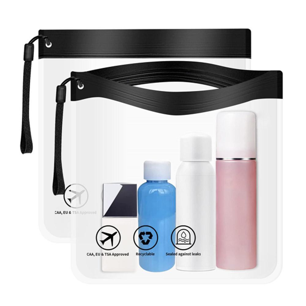 10 Pcs EVA Frosted Zipper Pouches Two Colours | StorageOZ