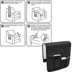 5 Pocket Sofa Armrest Caddy Four Colours | StorageOZ