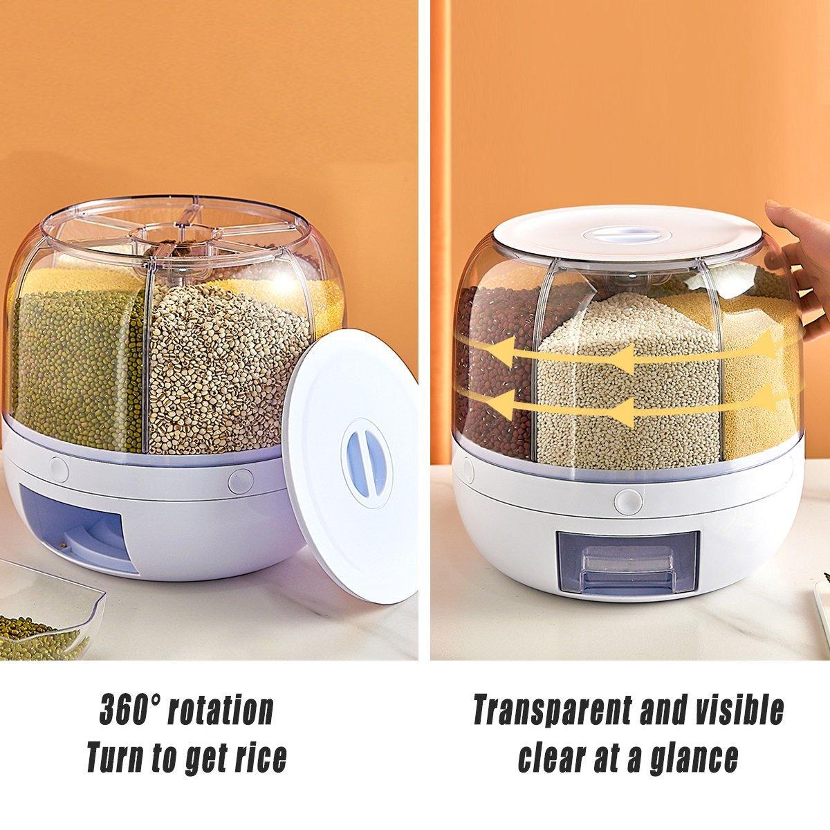 Rotating Grain Case Kitchen Storage Organiser | StorageOZ