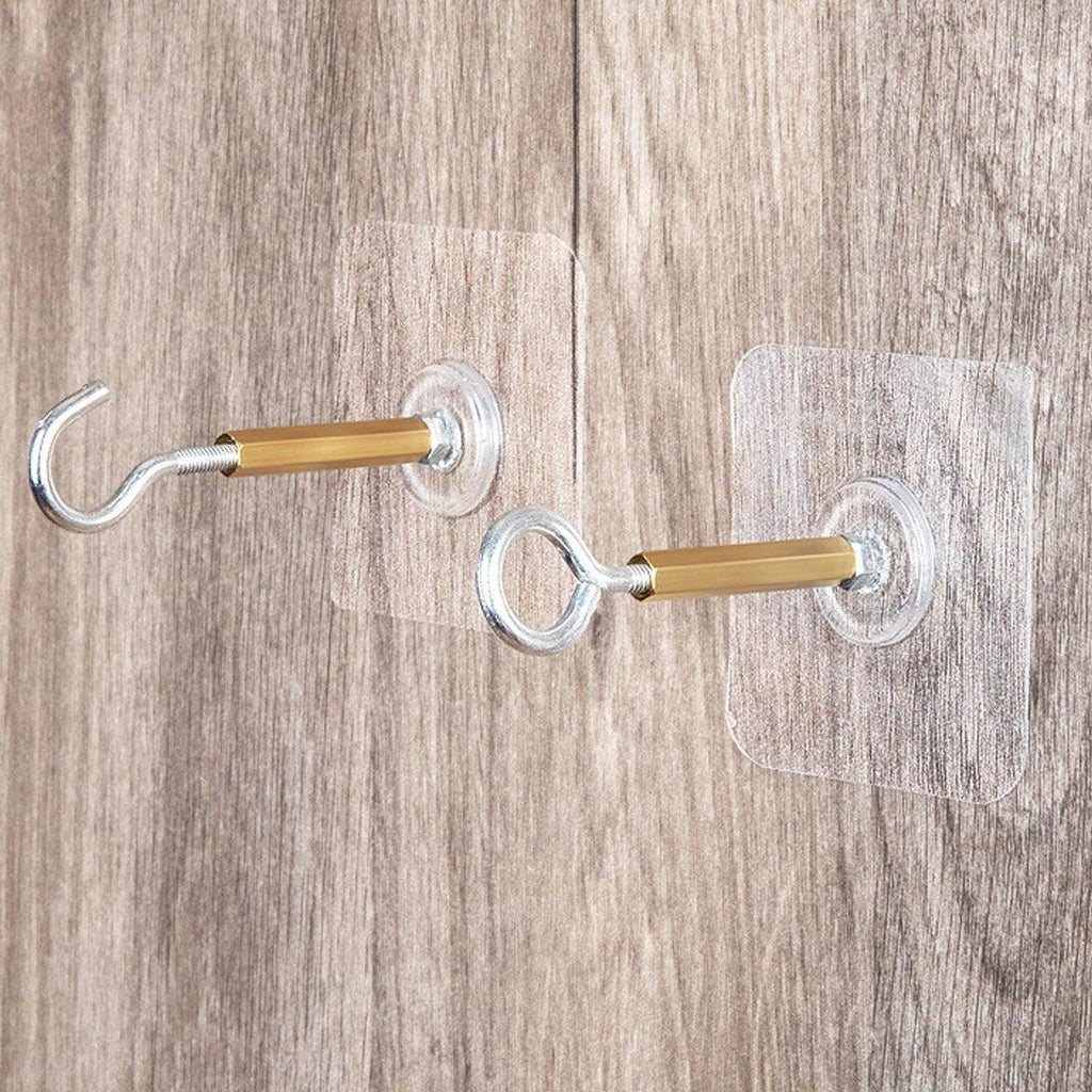 12 Pcs Stainless Steel Adhesive Wall Hooks | StorageOZ