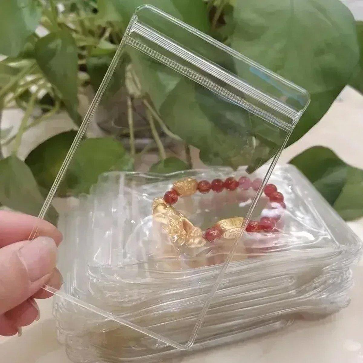 100 Pcs Jewellery Bags Several Sizes Organiser | StorageOZ