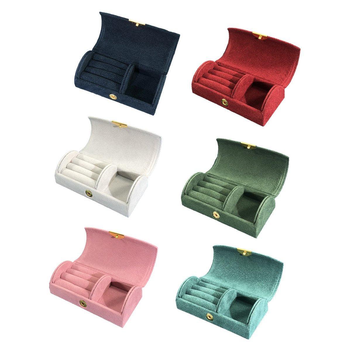 Flannel Travel Jewellery Case Six Colours | StorageOZ