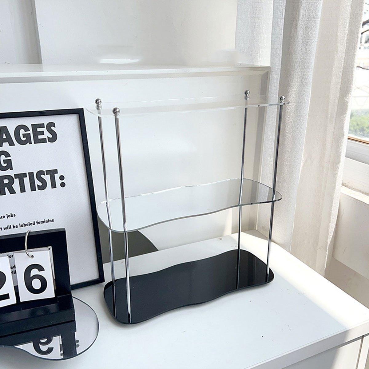 Two Tier Acrylic Display Stand Three Styles | StorageOZ