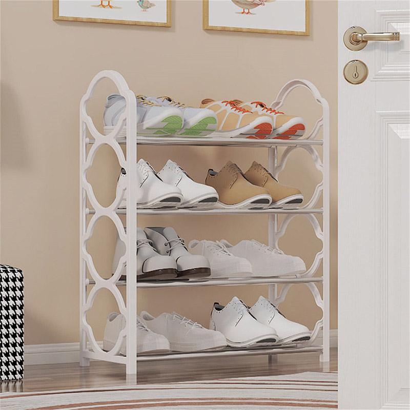 4 Tier Shoe Rack in Three Colours Organiser | StorageOZ