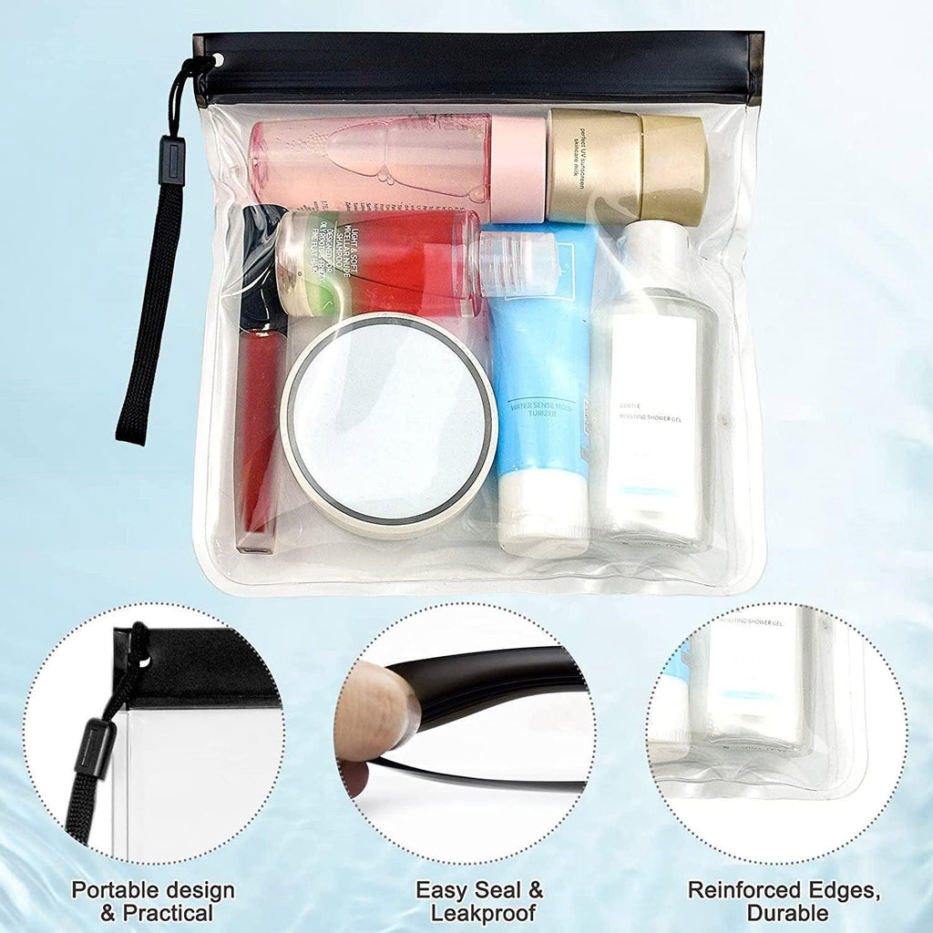 10 Pcs EVA Frosted Zipper Pouches Two Colours | StorageOZ