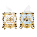 Round Tissue Boxes Two Colours Organiser | StorageOZ