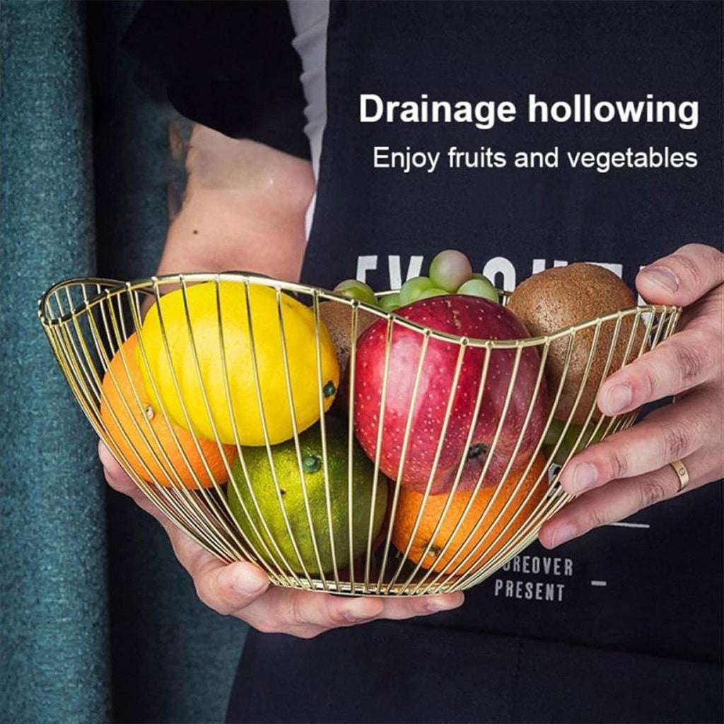 Large Iron Fruit Storage Basket Two Colours | StorageOZ