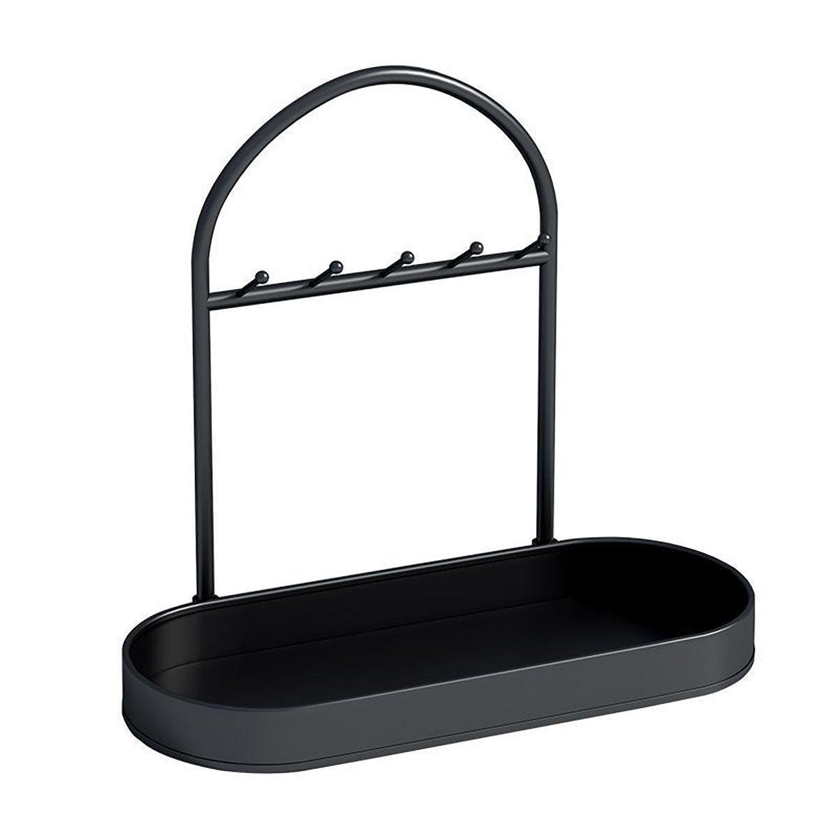 Entryway Key Hanger Rack in Black or White | StorageOZ