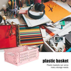 4 Pcs Stackable Storage Baskets Two Colours | StorageOZ