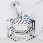 Iron Kitchen Spice Plate Rack Two Colours | StorageOZ