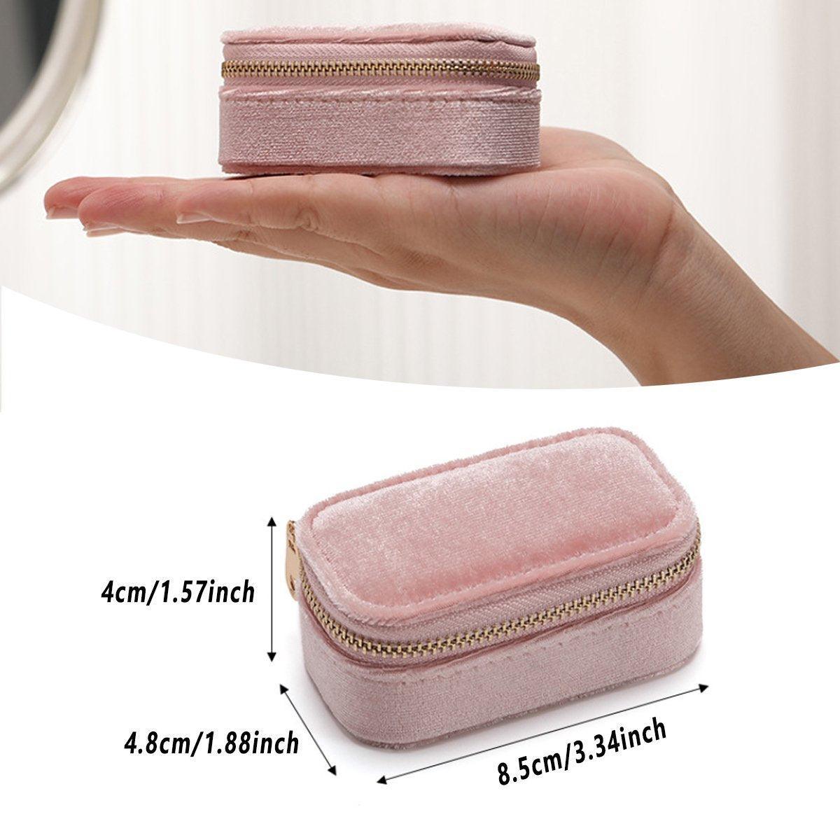 Mini Velvet Jewellery Box in Six Colours | StorageOZ