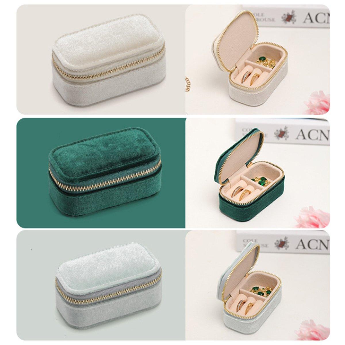 Mini Velvet Jewellery Box in Six Colours | StorageOZ