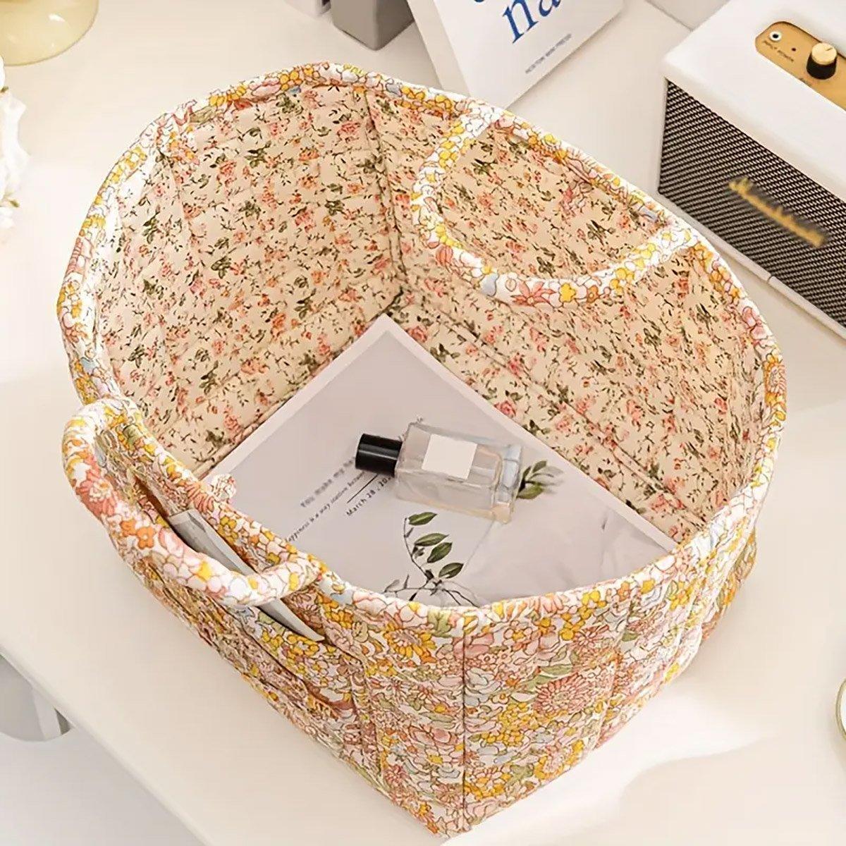 Floral Fabric Storage Basket in Six Prints | StorageOZ