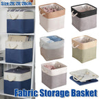 Foldable Linen Laundry Basket Six Colour Pairs | StorageOZ